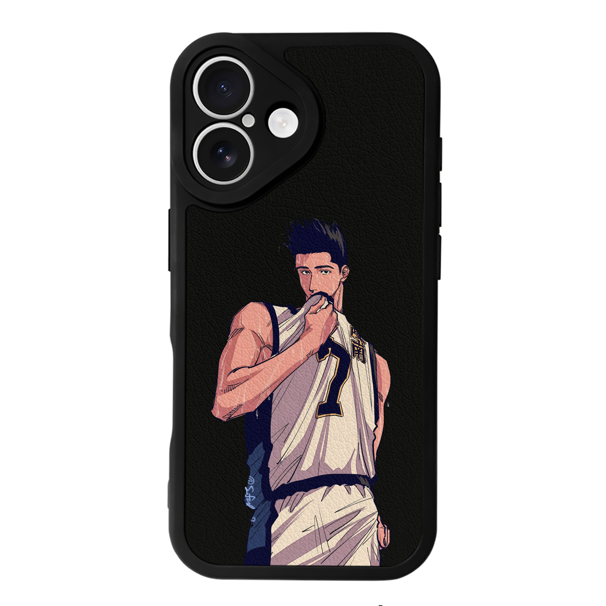 （画像用） SLAM DUNK／スラムダンク 【iPhone 16シリーズ対応】シリコンスマホケース（レザー調） 材質：シリコン